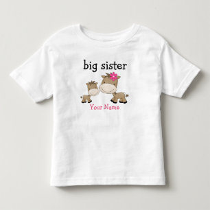 T-shirt Pour Les Tous Petits Grand Cheval Soeur