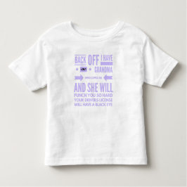 T-shirt Pour Les Tous Petits Grand-mère fou