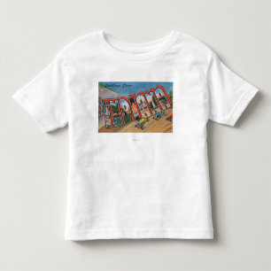 T-shirt Pour Les Tous Petits Grande lettre ScenesIndiana de l'Indiana (Racecar)
