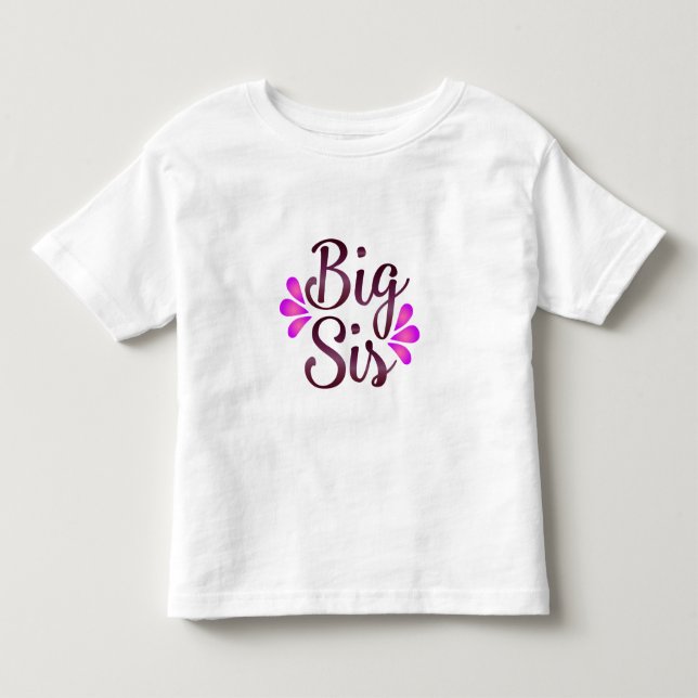 T-shirt Pour Les Tous Petits Grande Sœur (Devant)