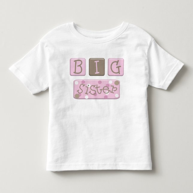 T-shirt Pour Les Tous Petits Grande soeur (Devant)