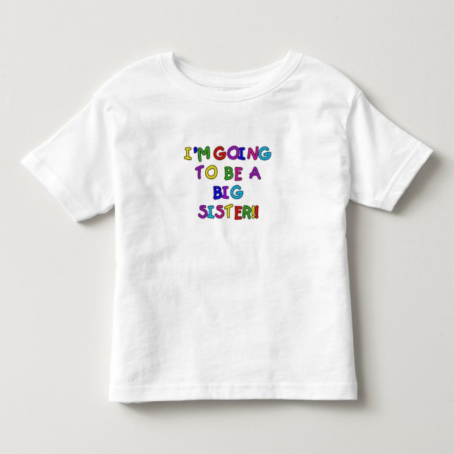 T-shirt Pour Les Tous Petits Grandes Soeurs de l'avenir du texte (Devant)