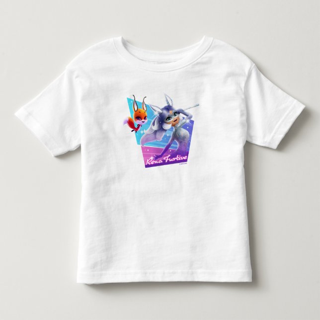 T-shirt Pour Les Tous Petits Graphique Rena Furtive (Devant)