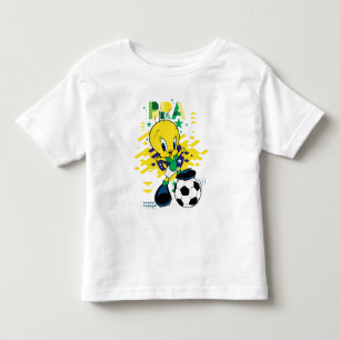 T-shirt Pour Les Tous Petits Graphisme TWEETY™ Équipe Brésil Football