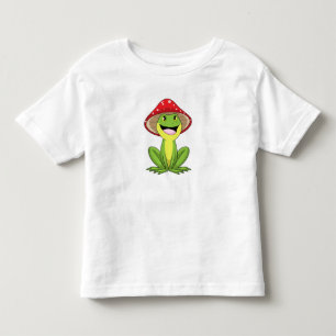 T-shirt Pour Les Tous Petits Grenouille au champignon