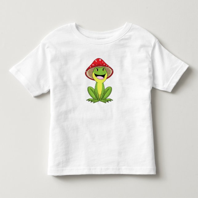 T-shirt Pour Les Tous Petits Grenouille au champignon (Devant)