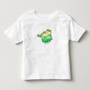 T-shirt Pour Les Tous Petits Grenouille avec verre de jus