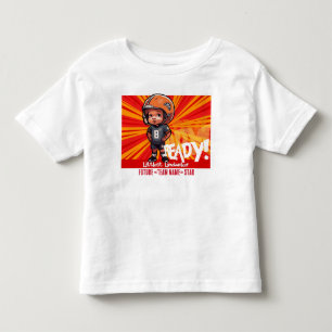 T-shirt Pour Les Tous Petits Gridiron Guardian de [Nom de l'équipe] #52 personn