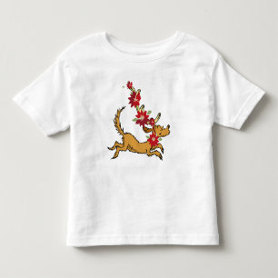 T-shirt Pour Les Tous Petits Grinch Max Pointsettia de Noël