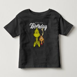 T-shirt Pour Les Tous Petits Grinch Tableau C'est Mon Anniversaire