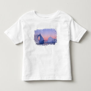 T-shirt Pour Les Tous Petits Groenland, Iceberg au coucher du soleil.