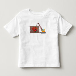 T-shirt Pour Les Tous Petits Grue de démolition de construction de la Saint-Val