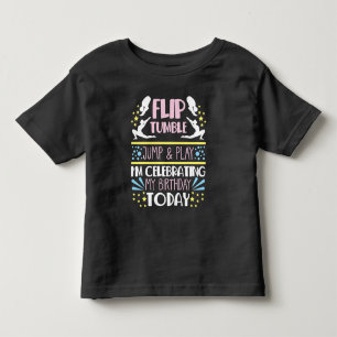 T-shirt Pour Les Tous Petits Gymnaste Gymnaste Gymnaste Flip Tumble Jump