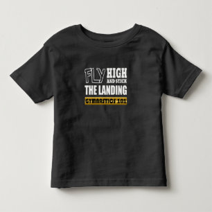 T-shirt Pour Les Tous Petits Gymnastique 101 Fly High - Bar Gymnaste