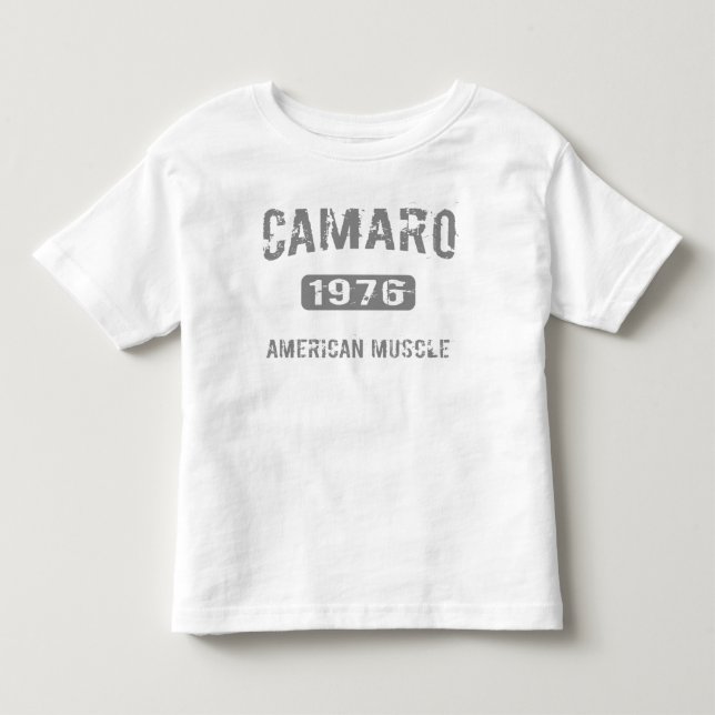 T-shirt Pour Les Tous Petits Habillement 1976 de Camaro (Devant)