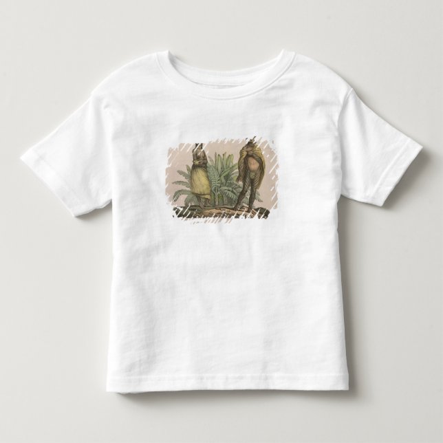 T-shirt Pour Les Tous Petits Habitants d'île de Pâques (Devant)