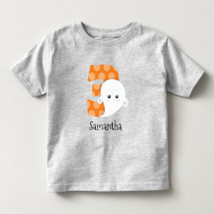 T-shirt Pour Les Tous Petits Halloween 3 Troisième 3ème anniversaire Âge