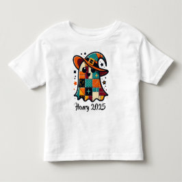 T-shirt Pour Les Tous Petits Halloween Cute Patchwork personnalisé