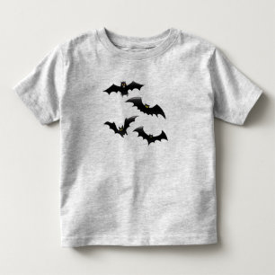 T-shirt Pour Les Tous Petits Halloween des chauves-souris volantes
