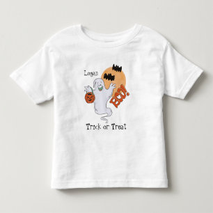 T-shirt Pour Les Tous Petits Halloween Ghost convivial Personnalisé
