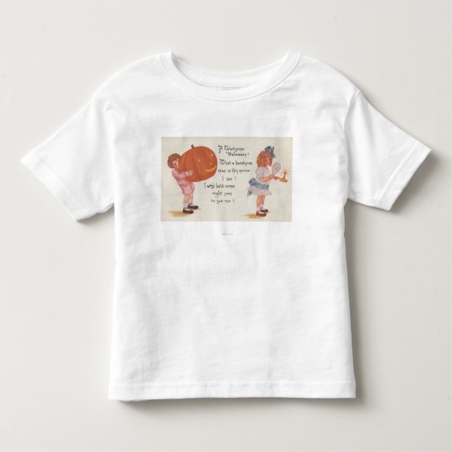 T-shirt Pour Les Tous Petits Halloween GreetingA Halloween joyeux (Devant)