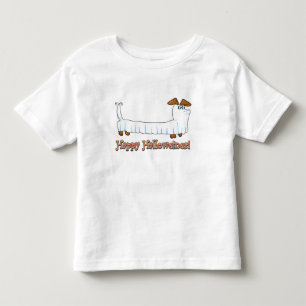 T-shirt Pour Les Tous Petits Halloweiner Dachshund