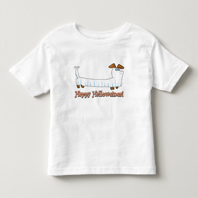 T-shirt Pour Les Tous Petits Halloweiner Dachshund (Devant)