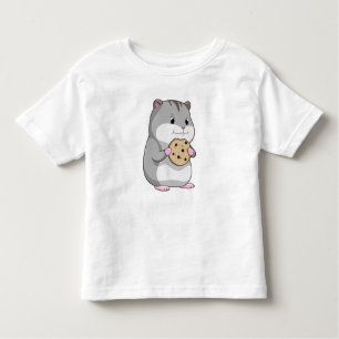 T-shirt Pour Les Tous Petits Hamster avec Cookie