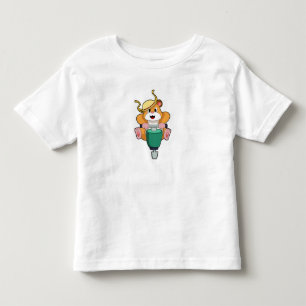 T-shirt Pour Les Tous Petits Hamster avec Jackhammer
