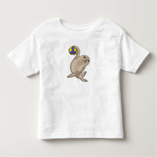 T-shirt Pour Les Tous Petits Handball joueur de phoque