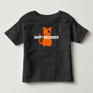 T-shirt Pour Les Tous Petits Happy Halloween Pirate Chat