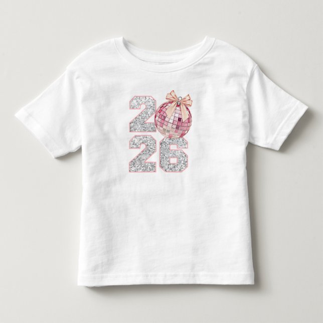 T-shirt Pour Les Tous Petits Happy New Year 2026 (Devant)