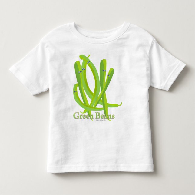 T-shirt Pour Les Tous Petits Haricots verts (Devant)