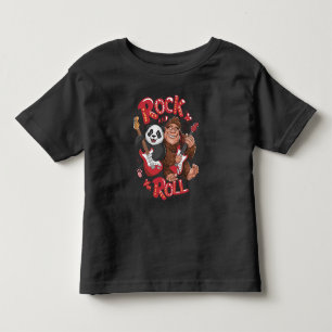 T-shirt Pour Les Tous Petits Harmonie mélodique : Bigfoot et Panda Bear