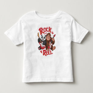 T-shirt Pour Les Tous Petits Harmonie mélodique : Bigfoot et Panda Bear