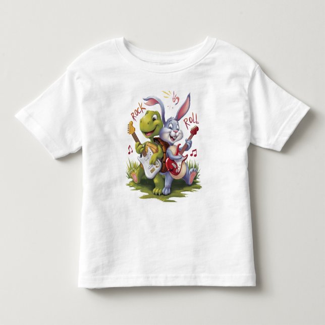 T-shirt Pour Les Tous Petits Harmonie Mélodique Rock And Roll (Devant)