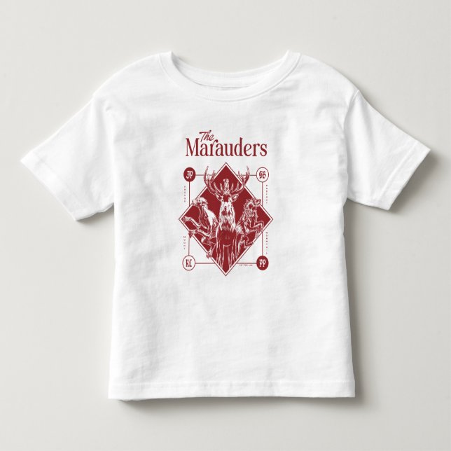 T-shirt Pour Les Tous Petits HARRY POTTER™ Les Marauders Animagus Graphique (Devant)