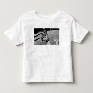 T-shirt Pour Les Tous Petits Hawaii - Homme faisant des Casquettes de noix de c