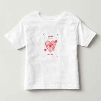 T-shirt Pour Les Tous Petits HeartWithEye|LoveQuote|ArrowHeart|BlackHeartBroken
