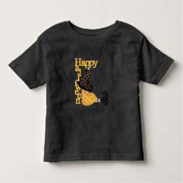 T-shirt Pour Les Tous Petits Heureuse sorcière d'Halloween