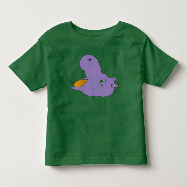T-shirt Pour Les Tous Petits Hippopotame (Devant)