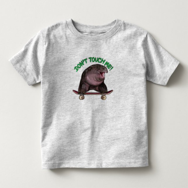 T-shirt Pour Les Tous Petits hippopotame de Moodeng (Devant)