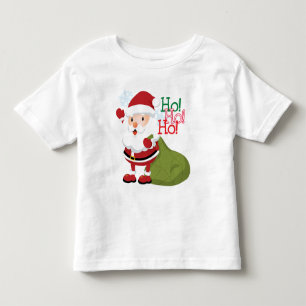 T-shirt Pour Les Tous Petits Ho-Ho-Ho chemise d'enfants en bas âge de Père Noël