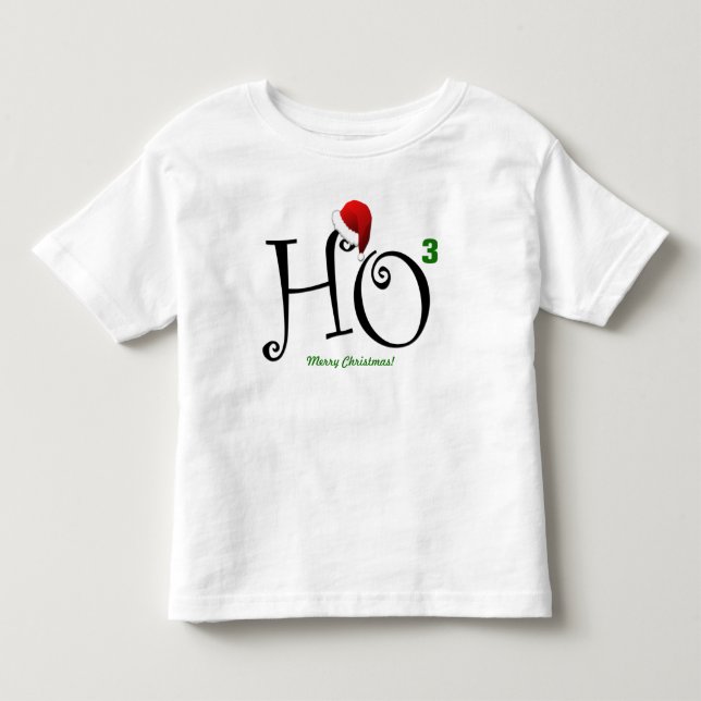 T-shirt Pour Les Tous Petits Ho Ho Ho Joyeux Noël ! (Devant)
