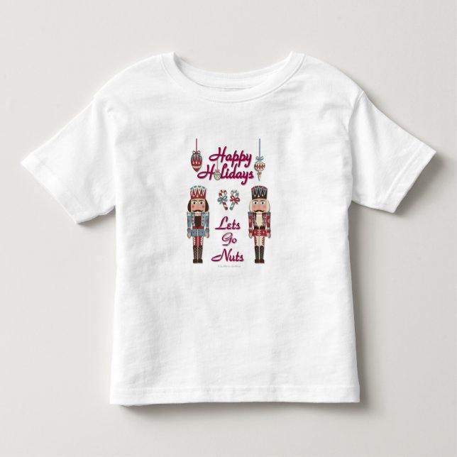 T-shirt Pour Les Tous Petits Holiday Nutcracker (Devant)