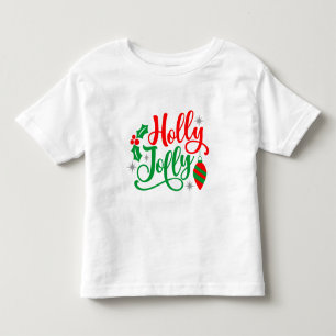 T-shirt Pour Les Tous Petits Holly Jolly Christmas Song