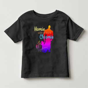 T-shirt Pour Les Tous Petits Homie avec Chromie supplémentaire avec notes de mu
