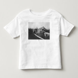 T-shirt Pour Les Tous Petits Homme à cheval Zebra Saut de clôture Photographie