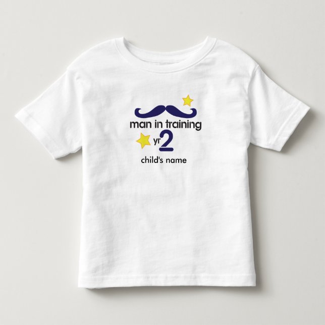 T-shirt Pour Les Tous Petits Homme en formation 2e anniversaire (Devant)