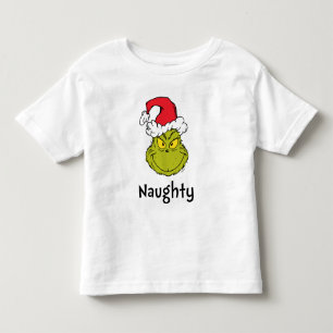 T-shirt Pour Les Tous Petits How Grinch Stole Christmas Naughty Grinch